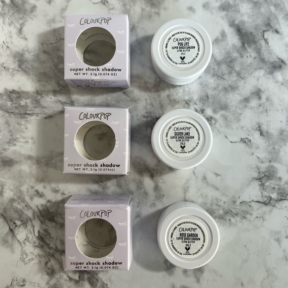 ColourPop Super Shock Shadow Set - Pug Life, Silver Lake, Rose Garden - Picture 5 of 5